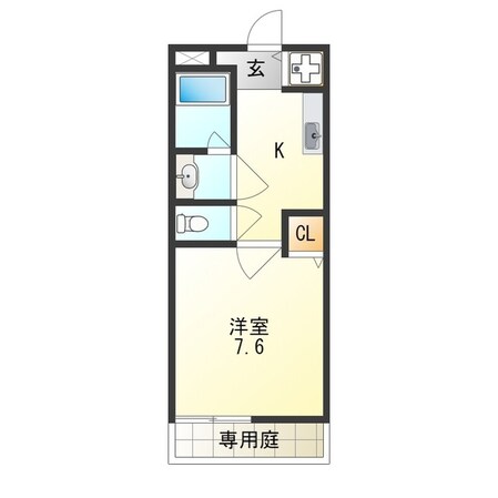 住ノ江駅 徒歩8分 1階の物件間取画像